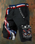 American 250 Anniversary Eagle Flag Elemental Print Tooling Shorts