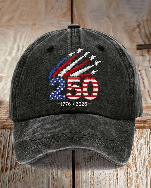 250Th Anniversary Independence Day Printed Baseball Cap
