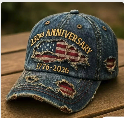 American 250 Anniversary Vintage Washed Cap