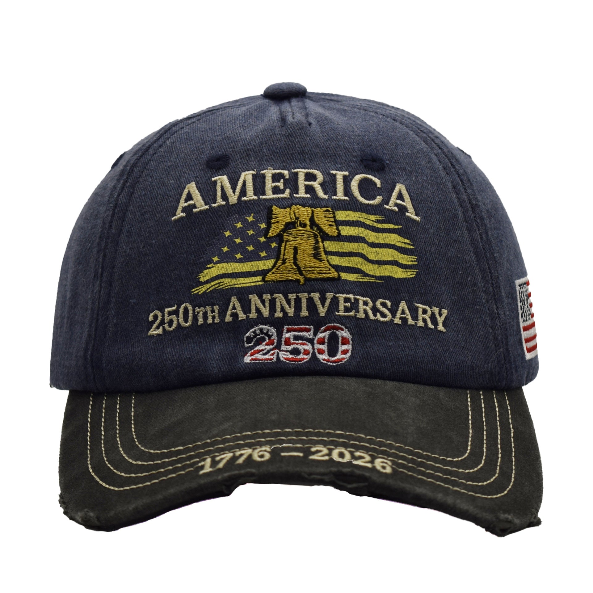 Embroidered American 250 Anniversary Baseball Cap