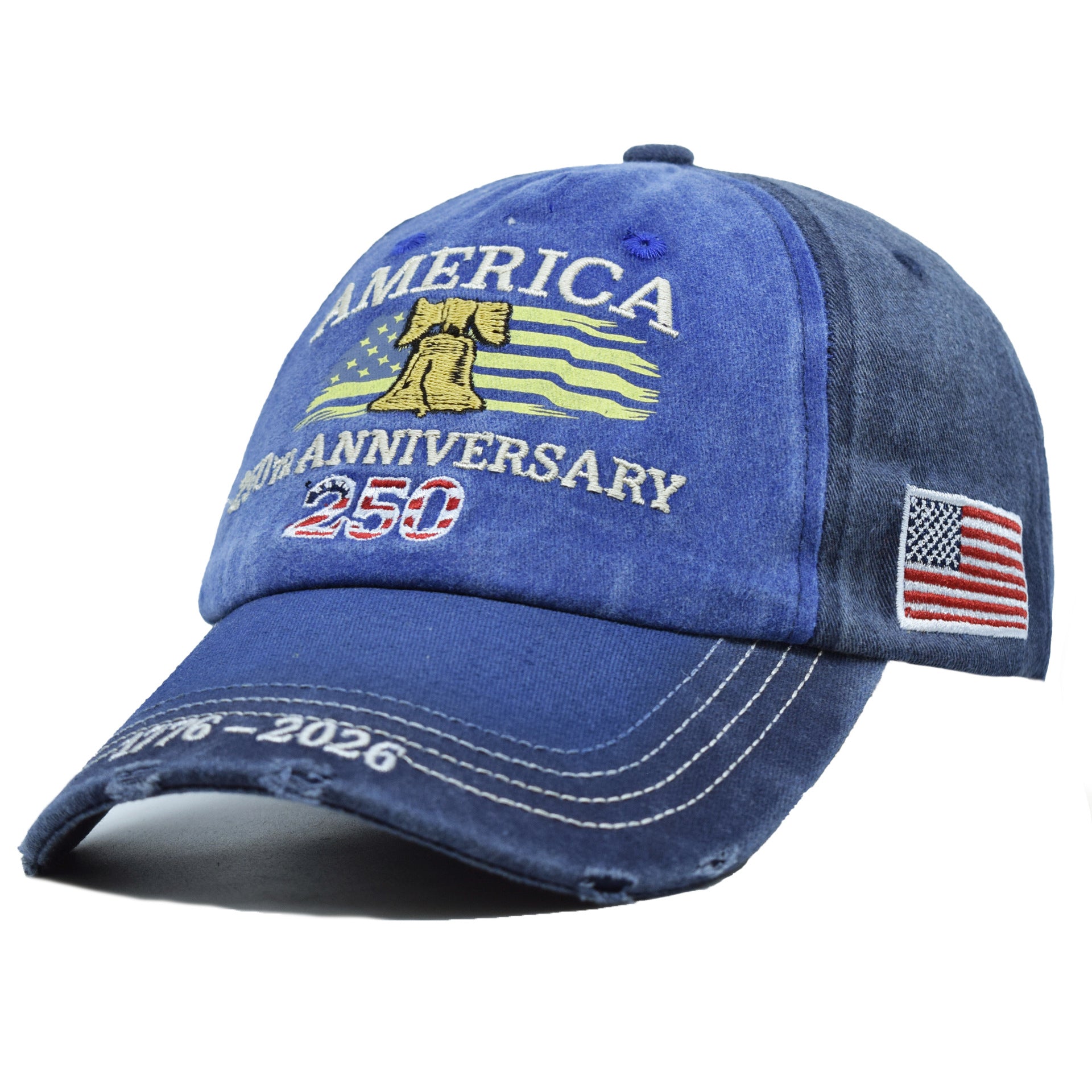 Embroidered American 250 Anniversary Baseball Cap