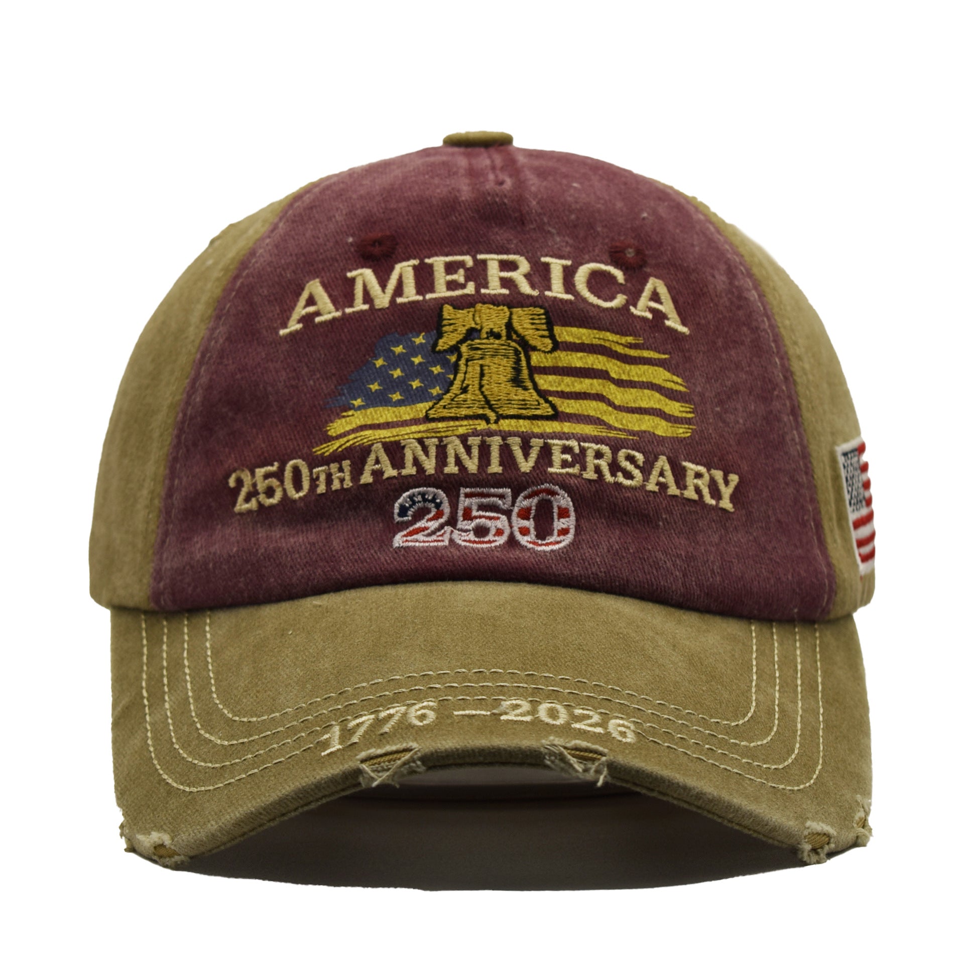Embroidered American 250 Anniversary Baseball Cap