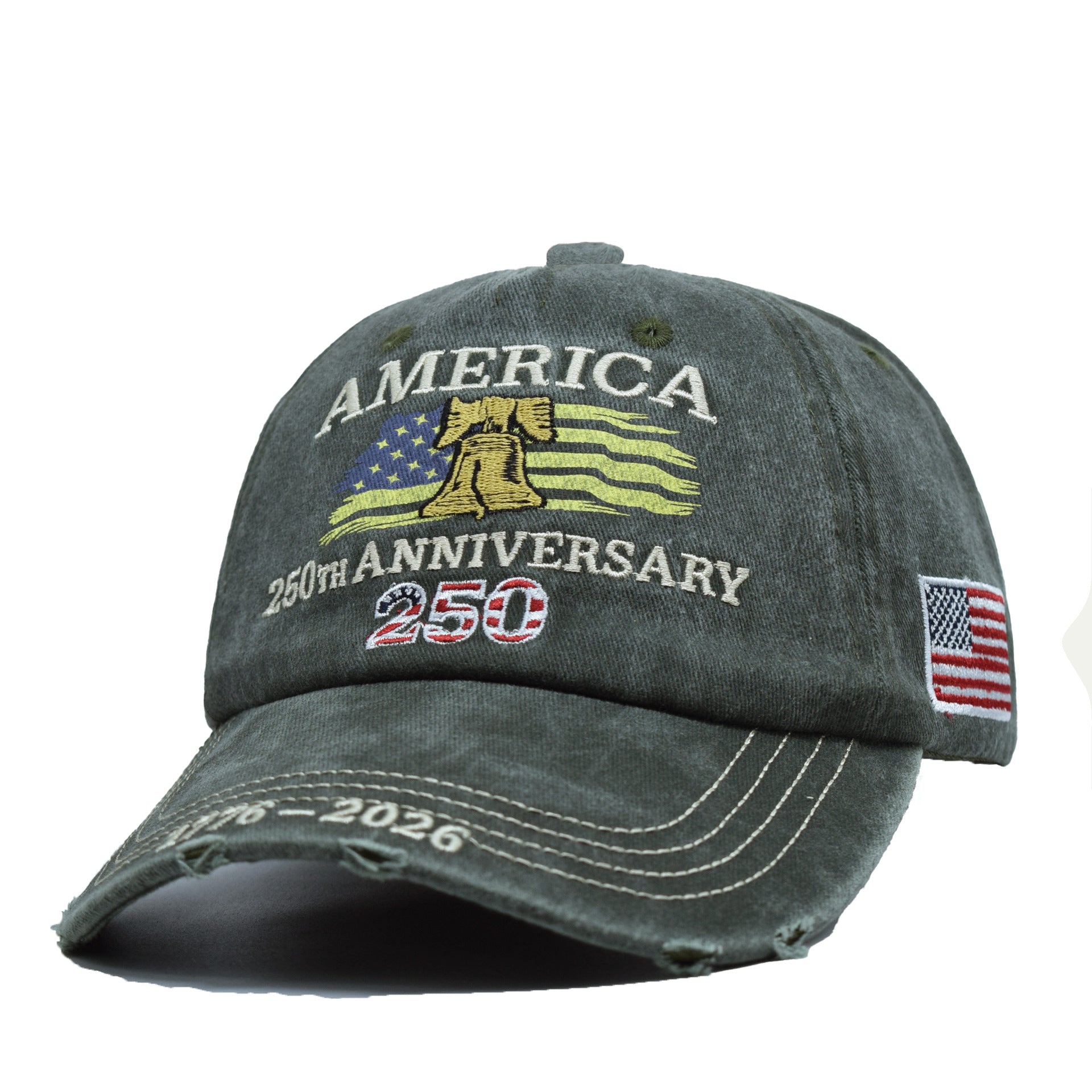 Embroidered American 250 Anniversary Baseball Cap