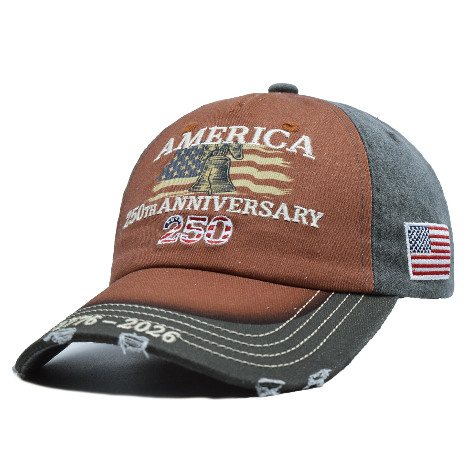 Embroidered American 250 Anniversary Baseball Cap