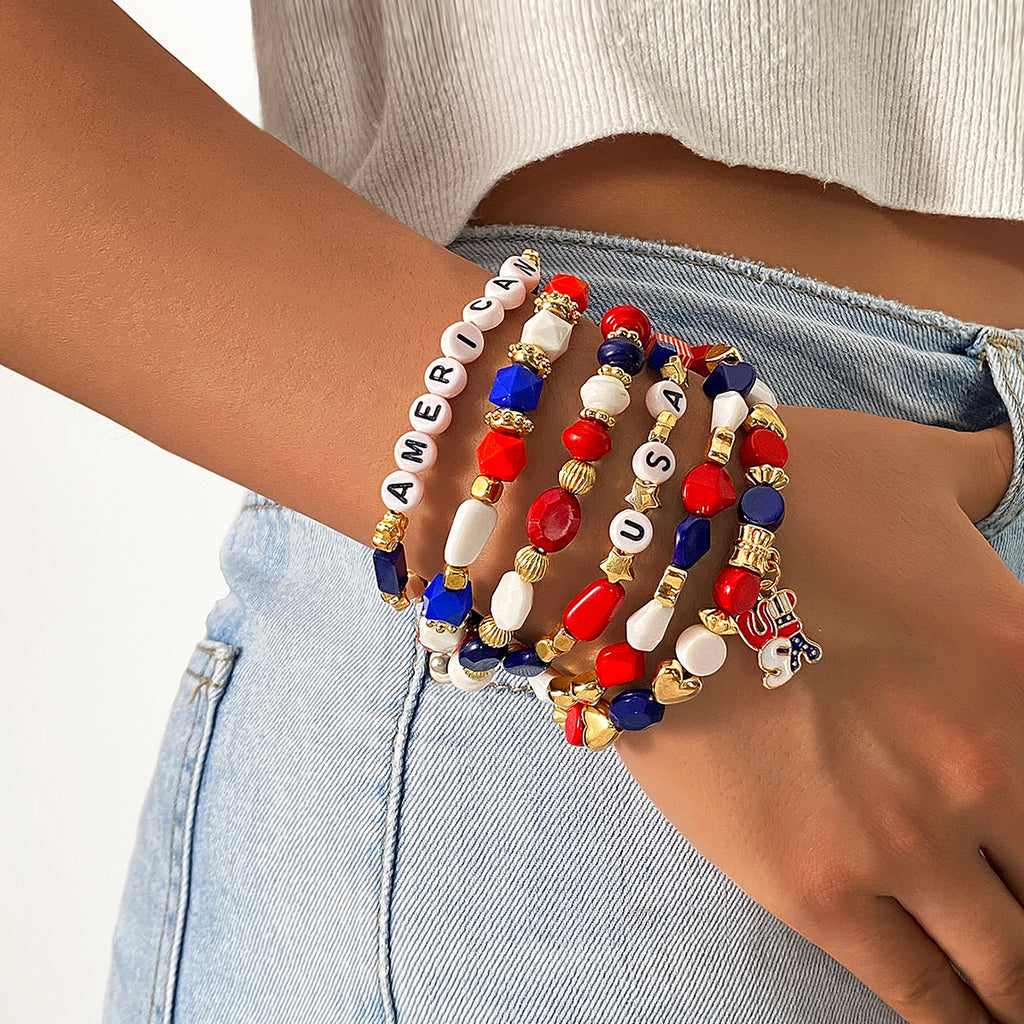 US Independence Day Commemorates Patriotism Bracelet
