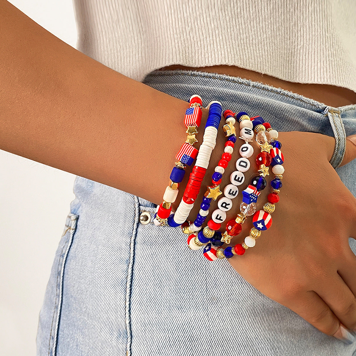 US Independence Day Commemorates Patriotism Bracelet
