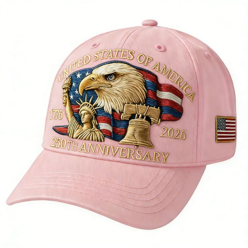 American 250 Anniversary Baseball Cap Embroidered Hat