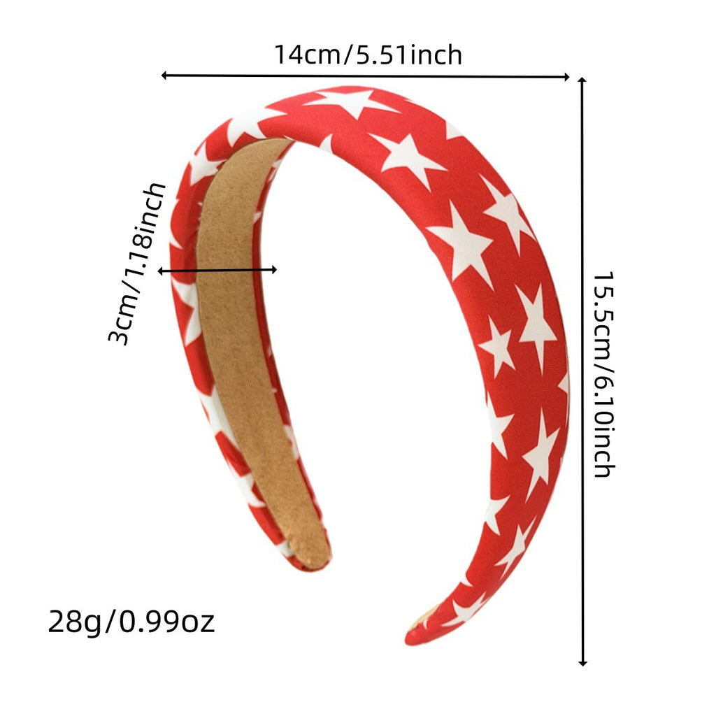 American Flag Independence Day Headband Star Stripes Holiday Party Hair Accessories