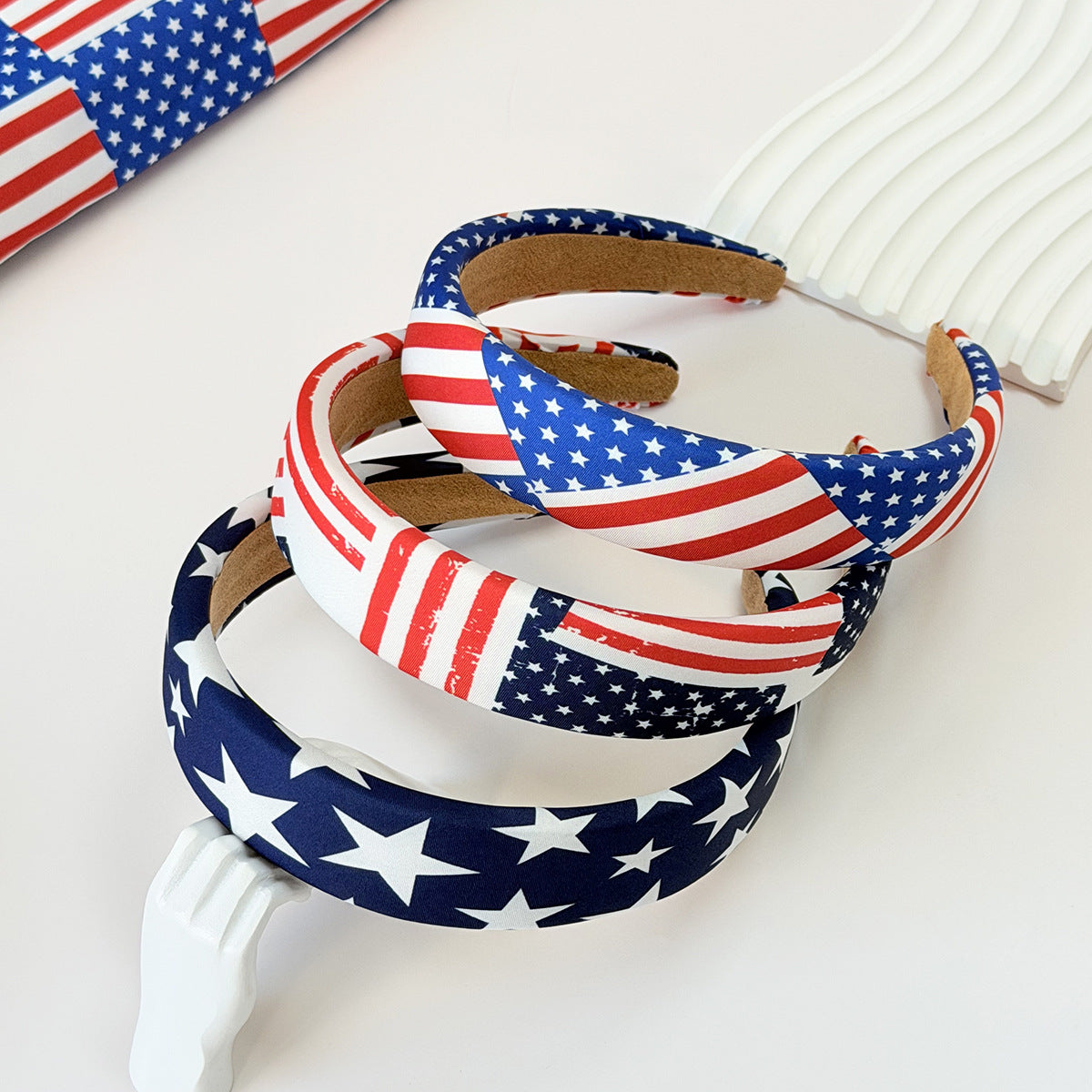 American Flag Independence Day Headband Star Stripes Holiday Party Hair Accessories