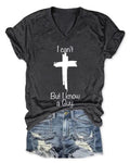 Women's Casual I Can'T But I Know A Guy Printed Short Sleeve T-Shirt