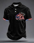 USA Jet Trajectory 1776-2026 Memorial Polo Shirt