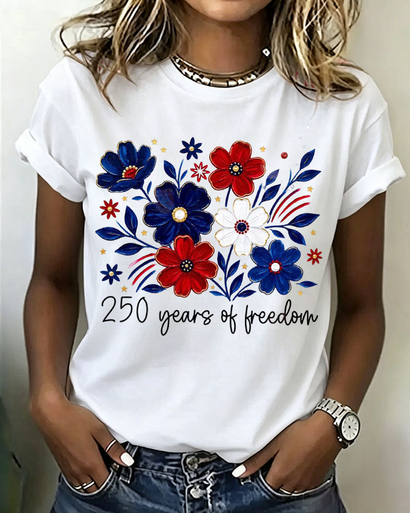 100% Cotton USA 250 Sublimation Crew Neck Short Sleeve Tshirt