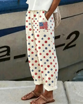 250th Anniversary Floral Print Casual Pants