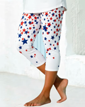 250th Anniversary Star Print Leggings High-waisted Fitted Stretchy Leggings