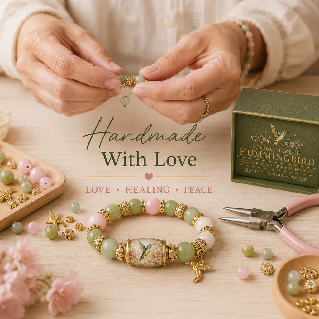 Jade Hummingbird Garden Faith Bracelet | 2026 Limited Edition Bracelet