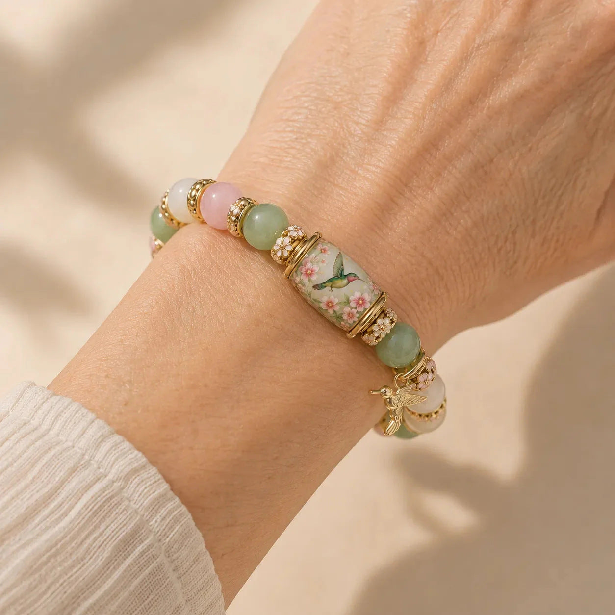 Jade Hummingbird Garden Faith Bracelet | 2026 Limited Edition Bracelet