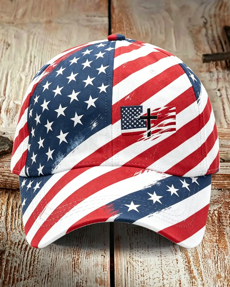 Vertical Star Flag Baseball Cap