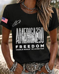 100% Cotton Statue of Liberty 250th Anniversary Crew Neck Short Sleeve Tshirt