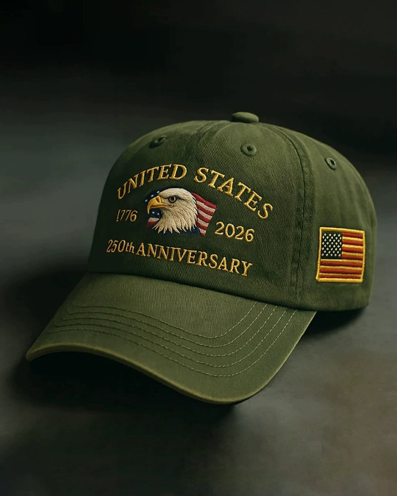 US 250th Anniversary Embroidery Cap