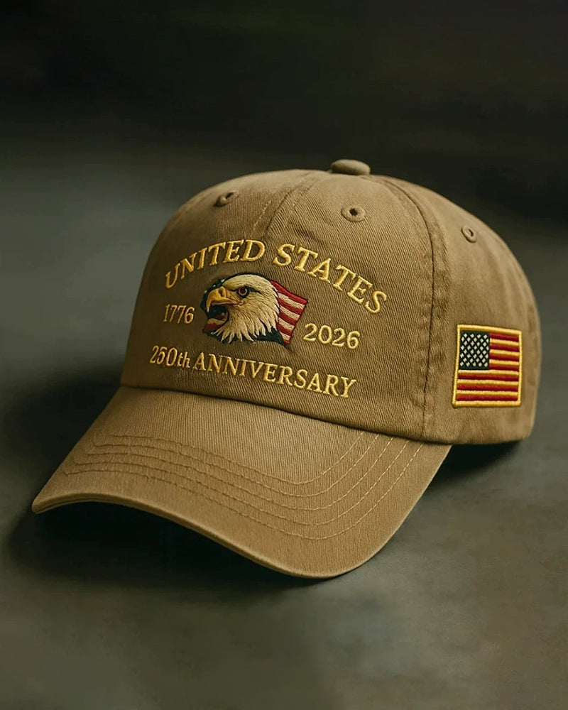 US 250th Anniversary Embroidery Cap
