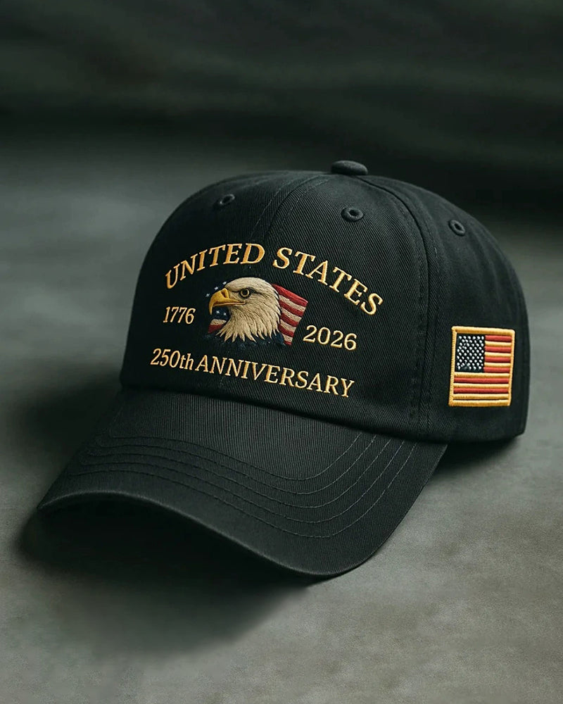 US 250th Anniversary Embroidery Cap