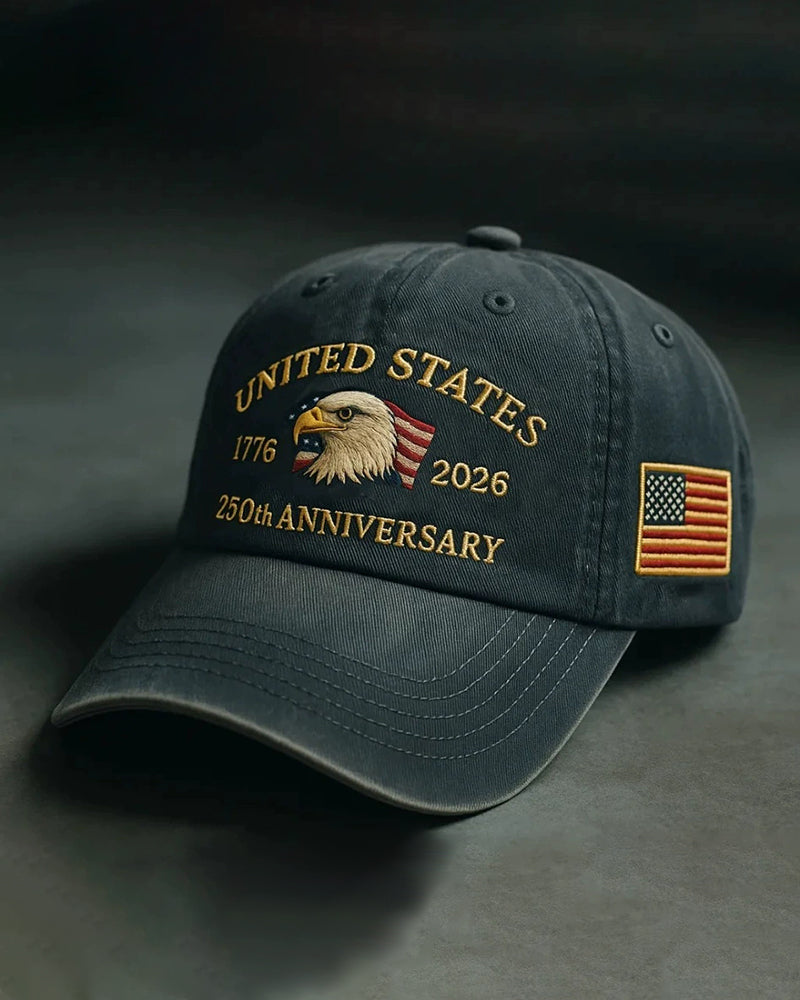 US 250th Anniversary Embroidery Cap
