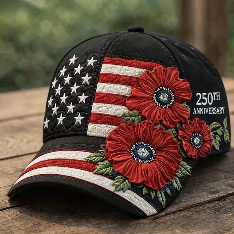 250 Anniversary American Independence Commemorates 3D Digital Print Baseball Cap Cap