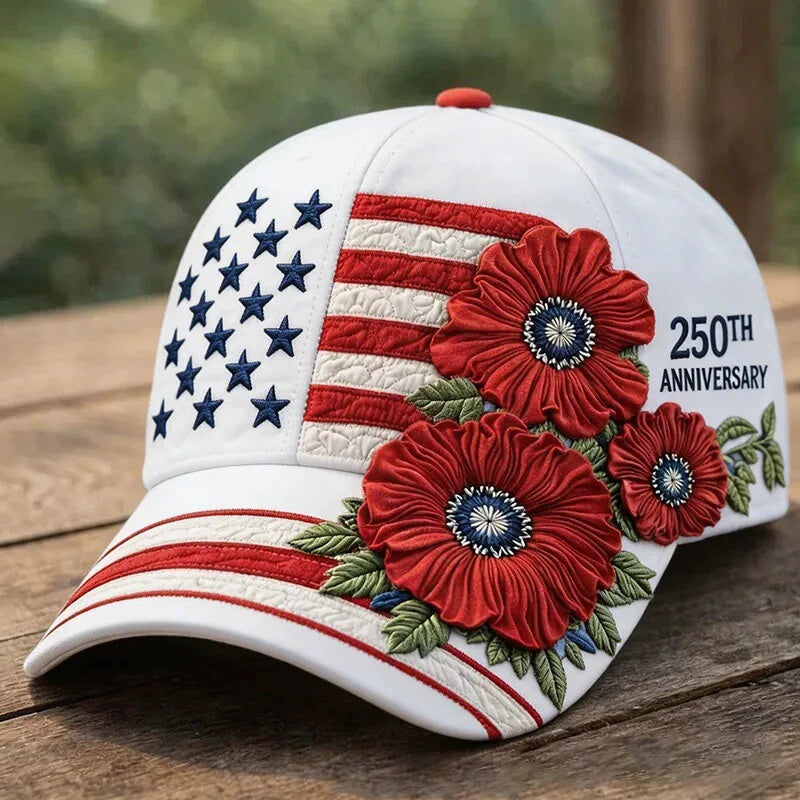 250 Anniversary American Independence Commemorates 3D Digital Print Baseball Cap Cap