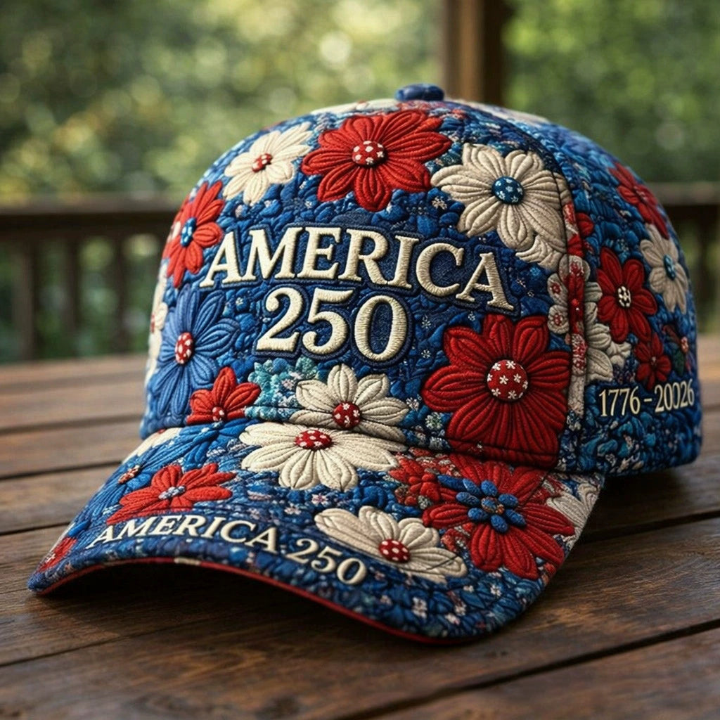 250 Anniversary American Independence Commemorates 3D Digital Print Baseball Cap Cap