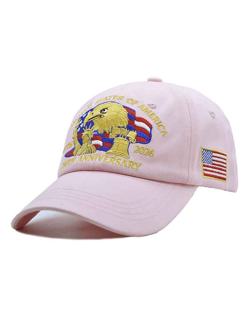 American 250 Anniversary Baseball Cap Embroidered Hat