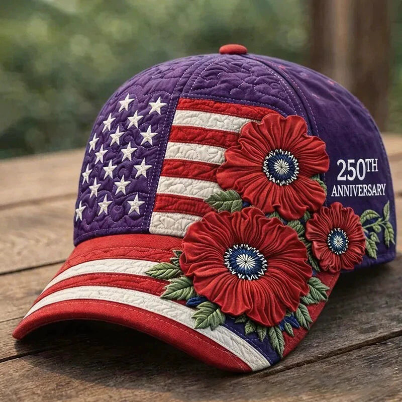250 Anniversary American Independence Commemorates 3D Digital Print Baseball Cap Cap