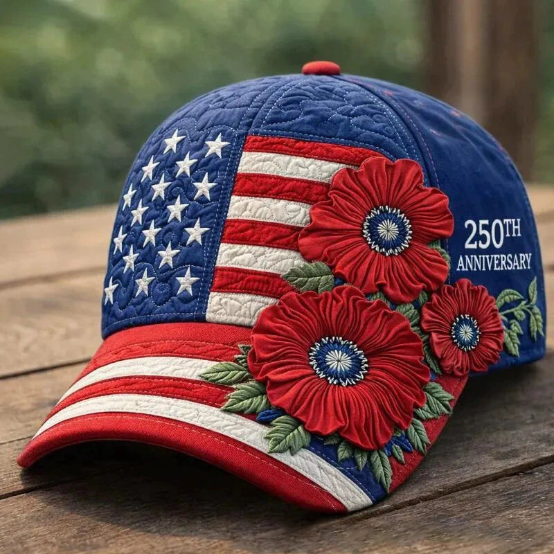 250 Anniversary American Independence Commemorates 3D Digital Print Baseball Cap Cap