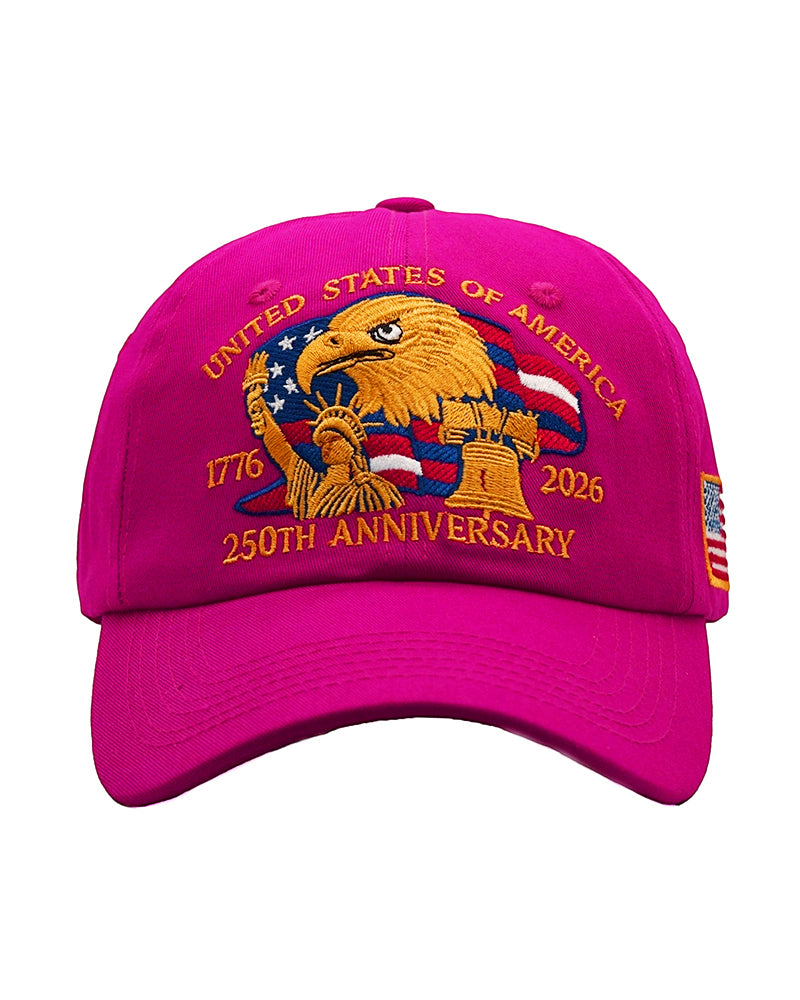 American 250 Anniversary Baseball Cap Embroidered Hat