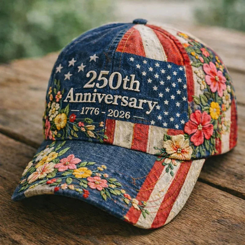 250 Anniversary American Independence Commemorates 3D Digital Print Baseball Cap Cap
