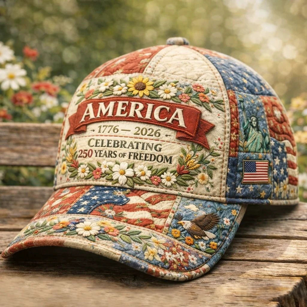 250 Anniversary American Independence Commemorates 3D Digital Print Baseball Cap Cap