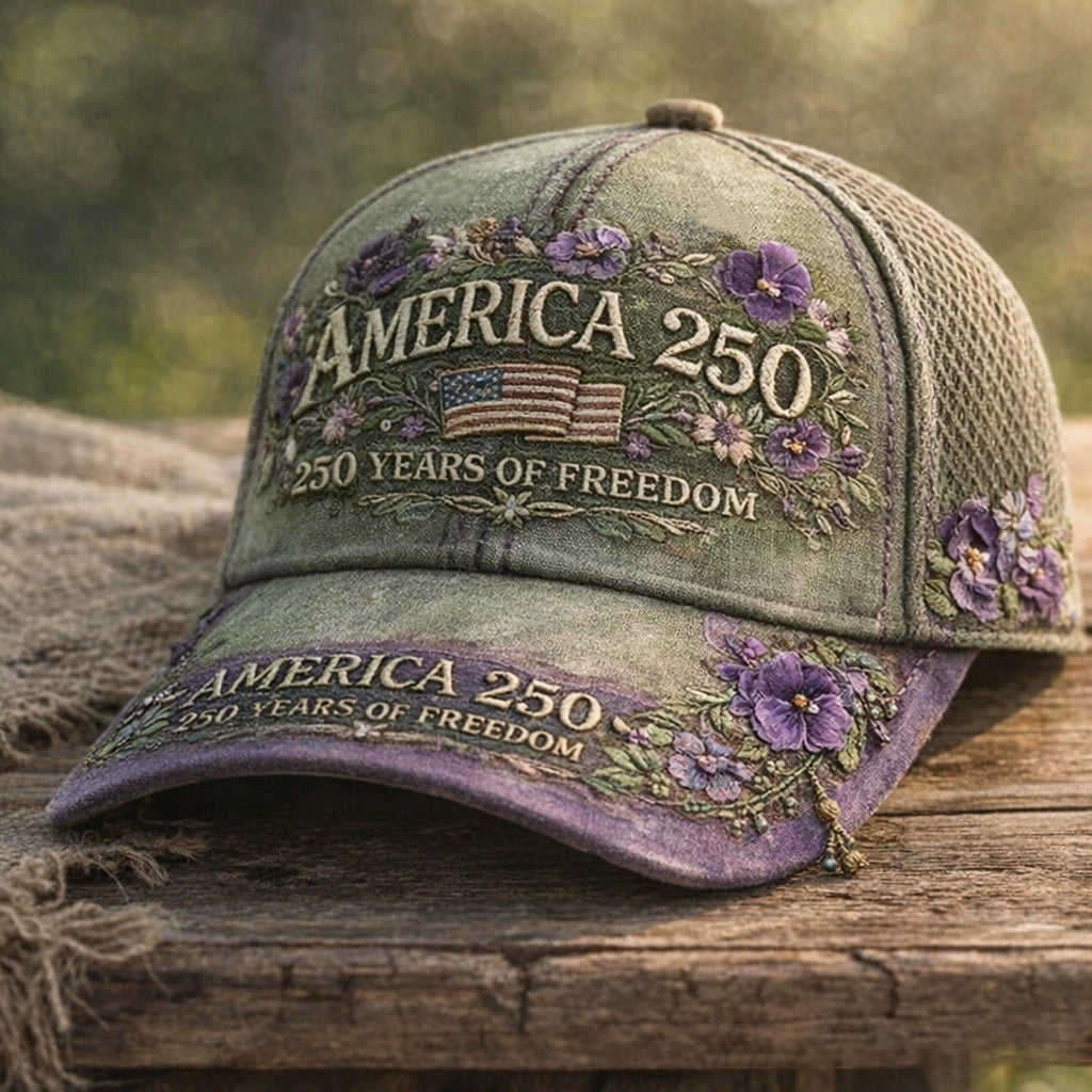 250 Anniversary American Independence Commemorates 3D Digital Print Baseball Cap Cap