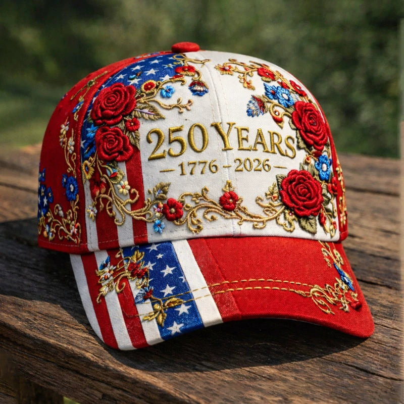 250 Anniversary American Independence Commemorates 3D Digital Print Baseball Cap Cap