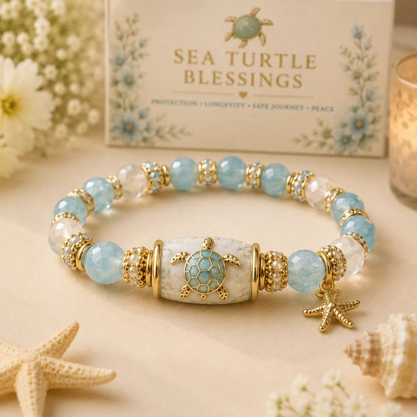 Sea Turtle Ocean Healing Faith Bracelet | 2026 Limited Edition Bracelet