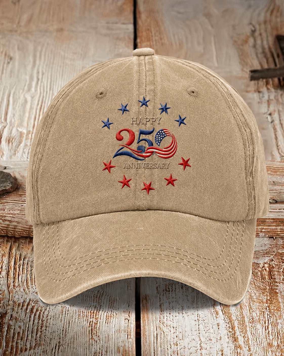 250th Anniversary Star Printed Baseball Cap