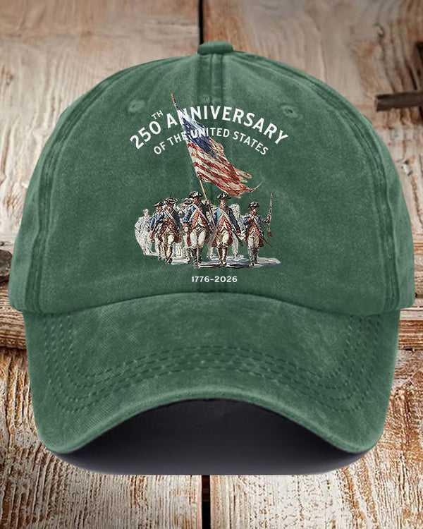 Unisex U.S. 250th Anniversary Printed Baseball Cap