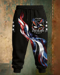 American 250 Anniversary Star Eagle Flag Print Flower Foot Sport Trousers