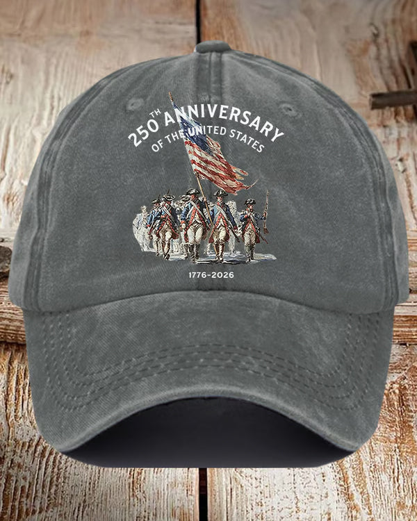 Unisex U.S. 250th Anniversary Printed Baseball Cap