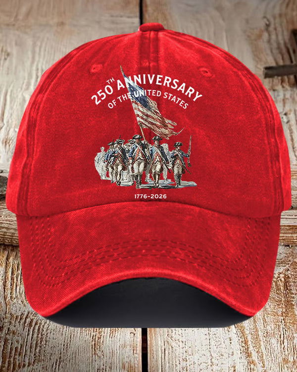 Unisex U.S. 250th Anniversary Printed Baseball Cap