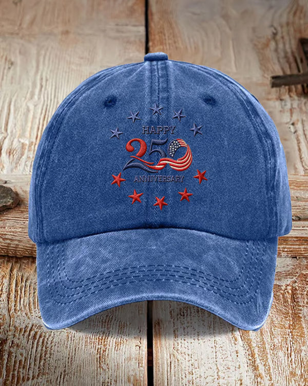 250th Anniversary Star Printed Baseball Cap