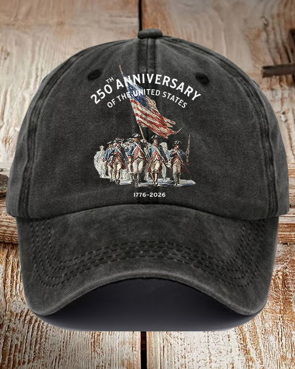 Unisex U.S. 250th Anniversary Printed Baseball Cap