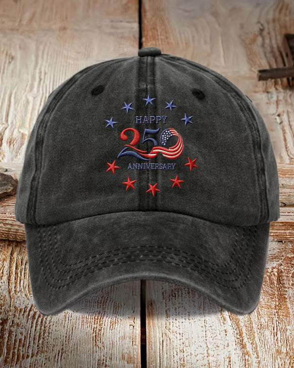 250th Anniversary Star Printed Baseball Cap