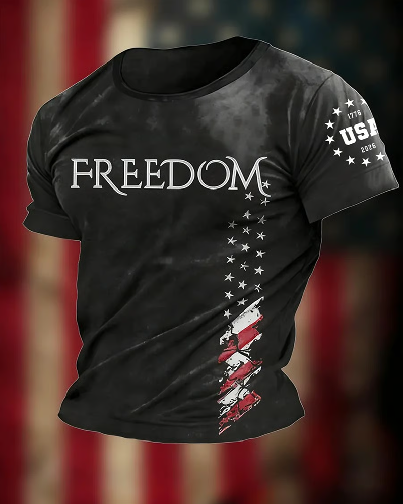 Men's Casual Printed T-Shirt