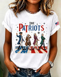 100% Cotton The Patriots Teacher Crew Neck Short Sleeve Tshirt