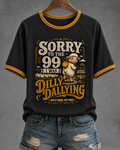 Funny Christian I Was Dilly Dallying Print Crew Neck Short Sleeve Tshirt