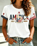 250th Anniversary Cross of America Short Sleeve T-Shirt